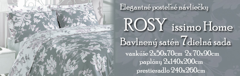 bavlneny saten issimo home rosy 140x200cm