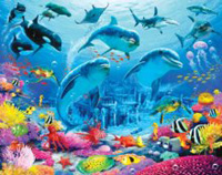 FOTOTAPETA 3D - PODMORSK SVET - WALLTASTIC 3D