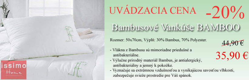 bambusov vankus 50x70cm 